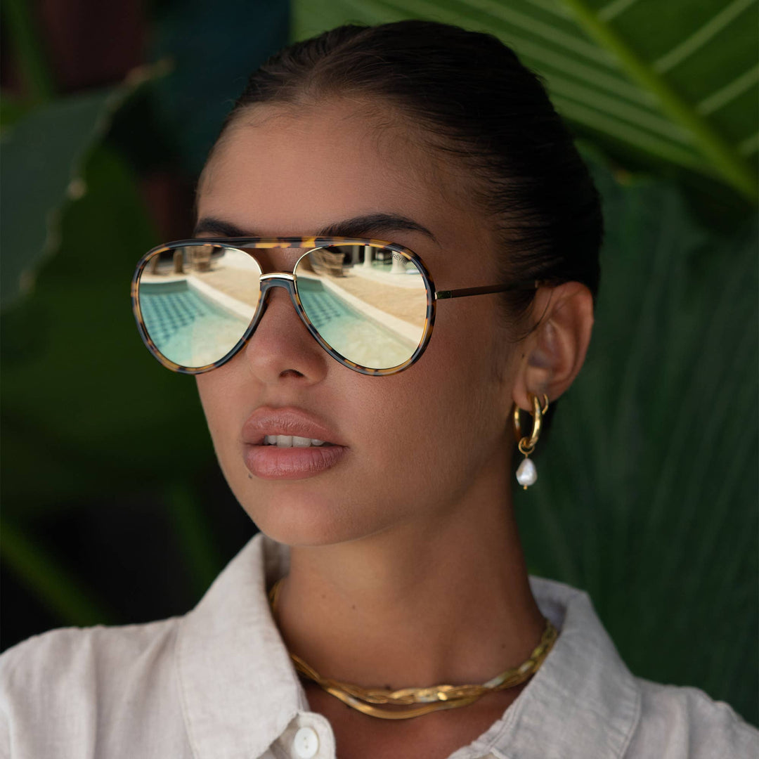 Shay Aviator Sunglasses