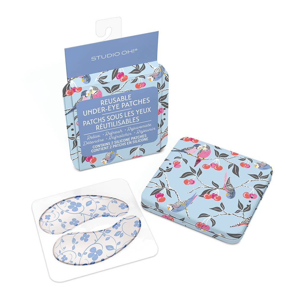 Birds in the Cherry Tree Reusable Under-Eye Patches