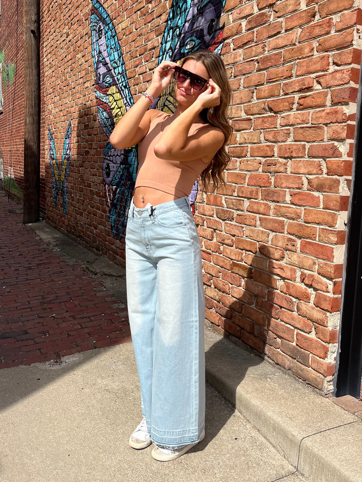 High-Rise Relaxed Wide Leg