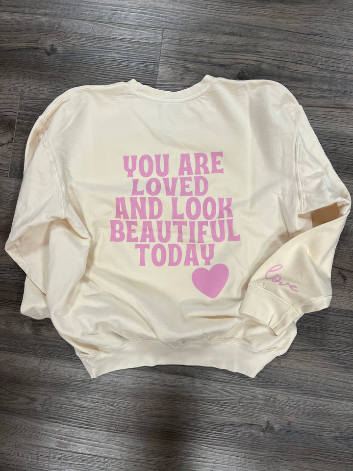 You Are Loved Graphic Pullover