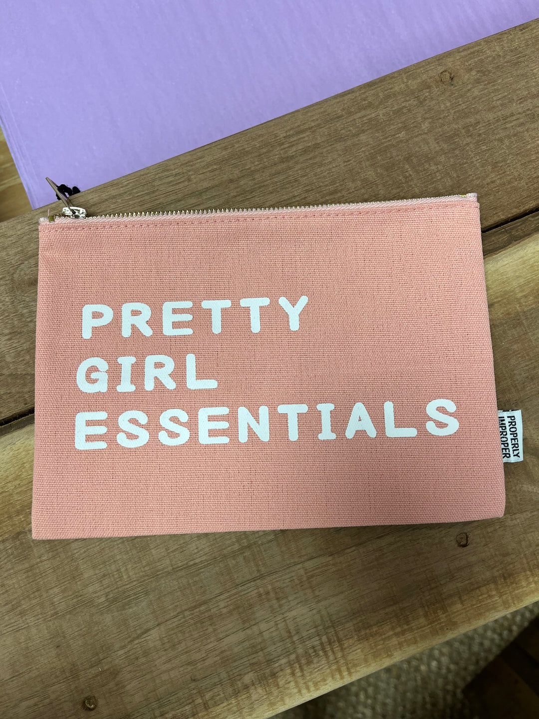 Pretty Girl Essentials - Canvas Pouch