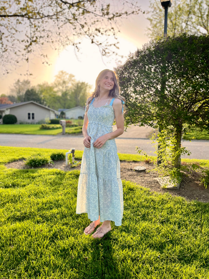 Golden Hour Floral Maxi Dress