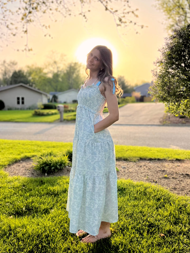 Golden Hour Floral Maxi Dress