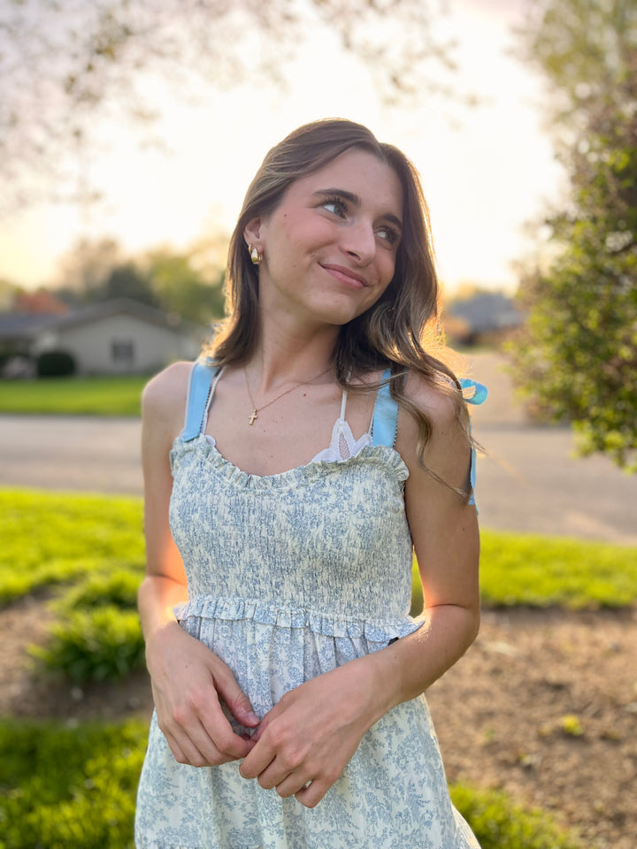 Golden Hour Floral Maxi Dress