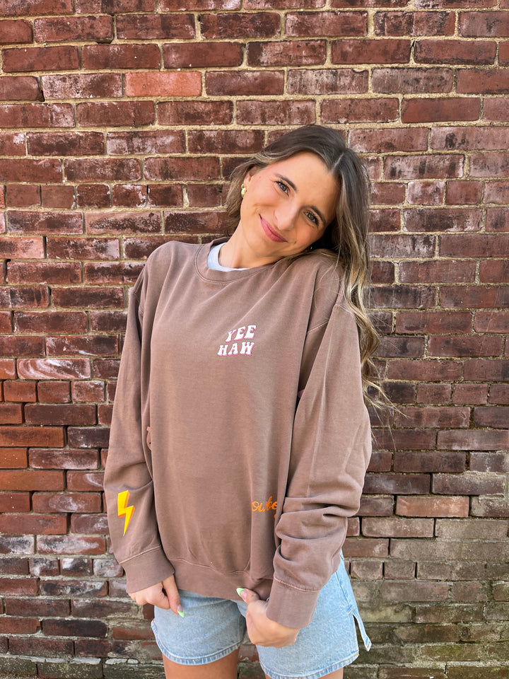 Yee-Haw Graphic Pullover