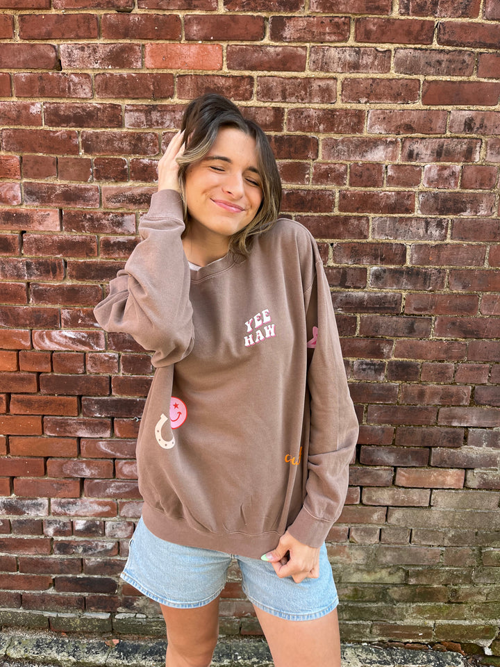 Yee-Haw Graphic Pullover