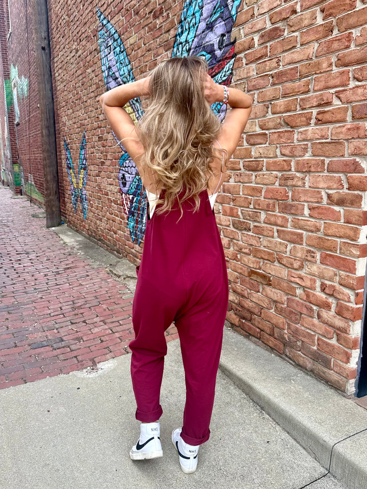V-Neck Jersey Jumpsuit