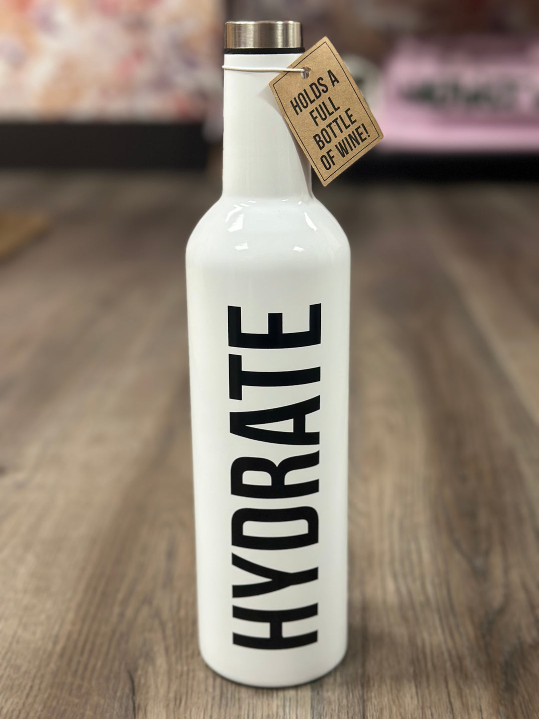 Stainless Steel Wine Bottle - Hydrate