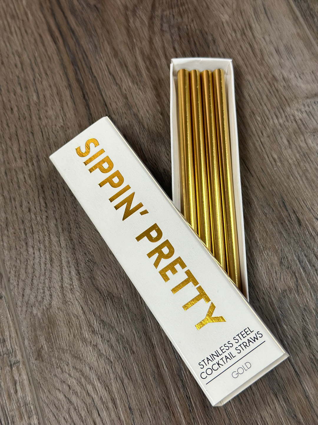 Cocktail Straws - Gold