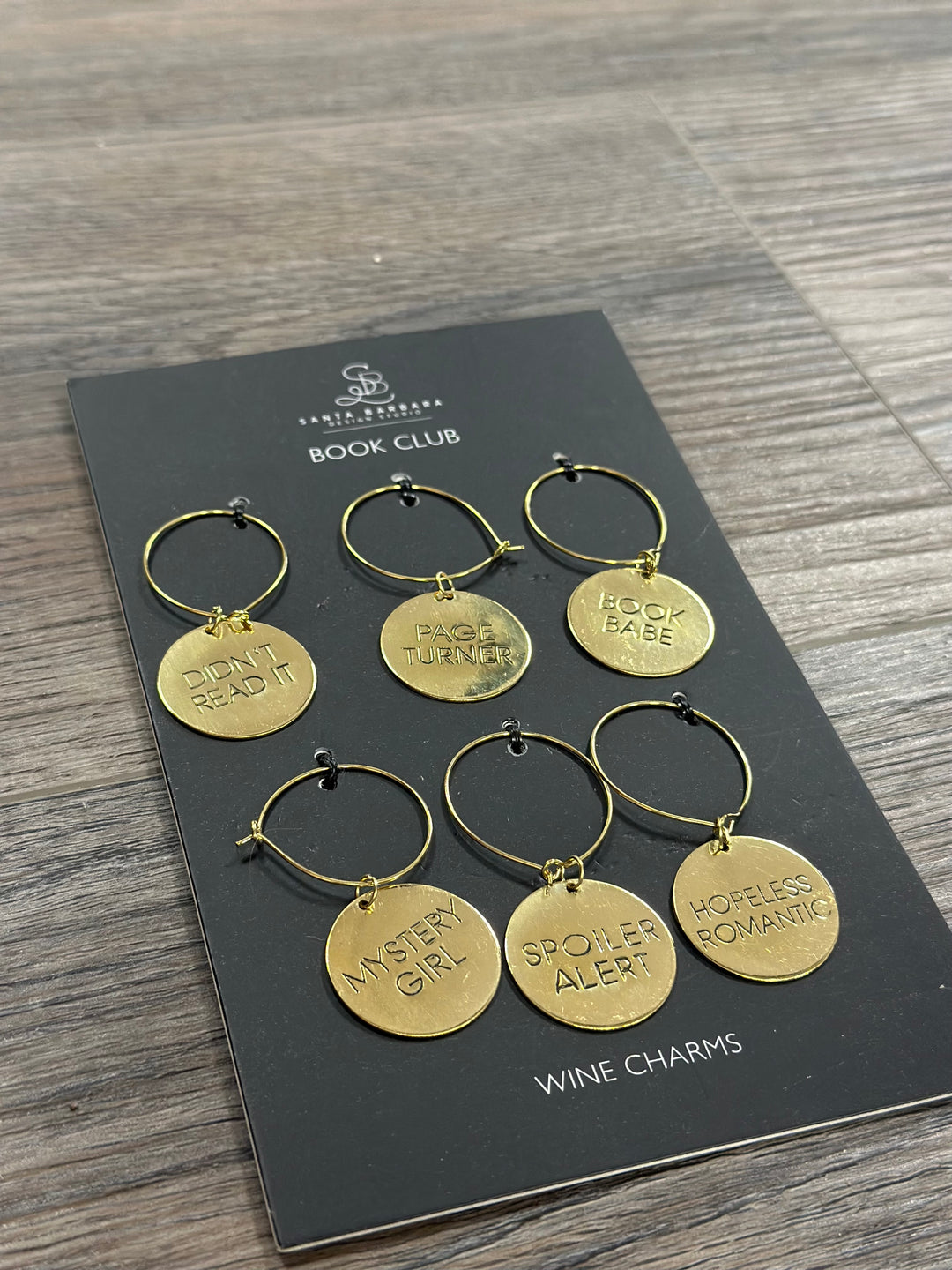 Wine Charm Set - Book Club