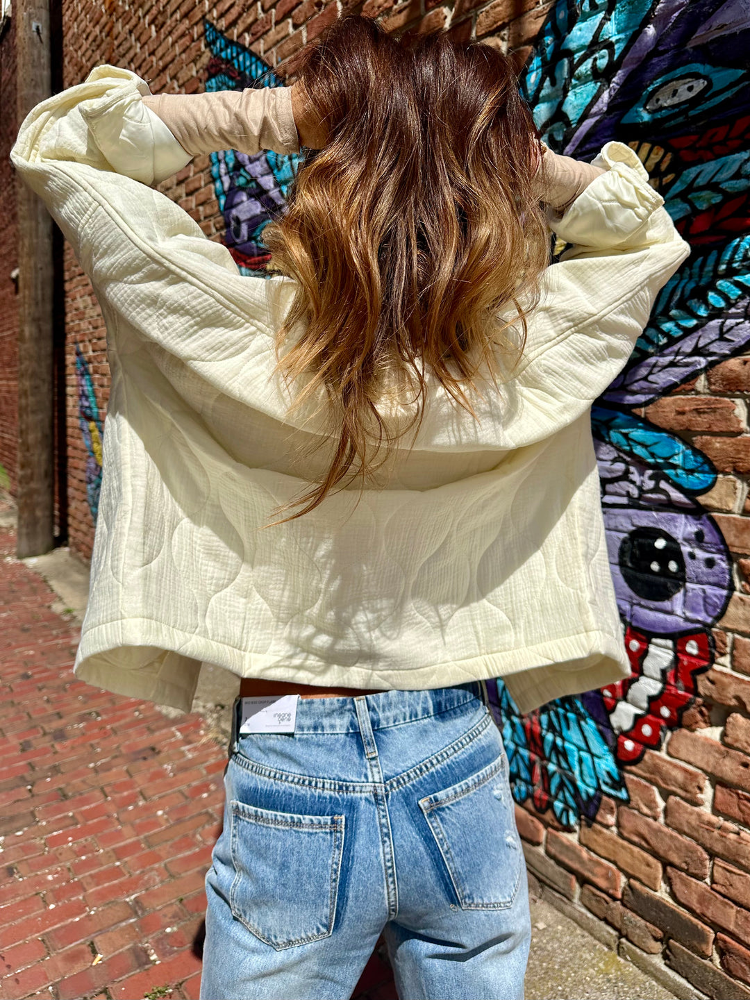 Medium - Raglan Quilted Jacket