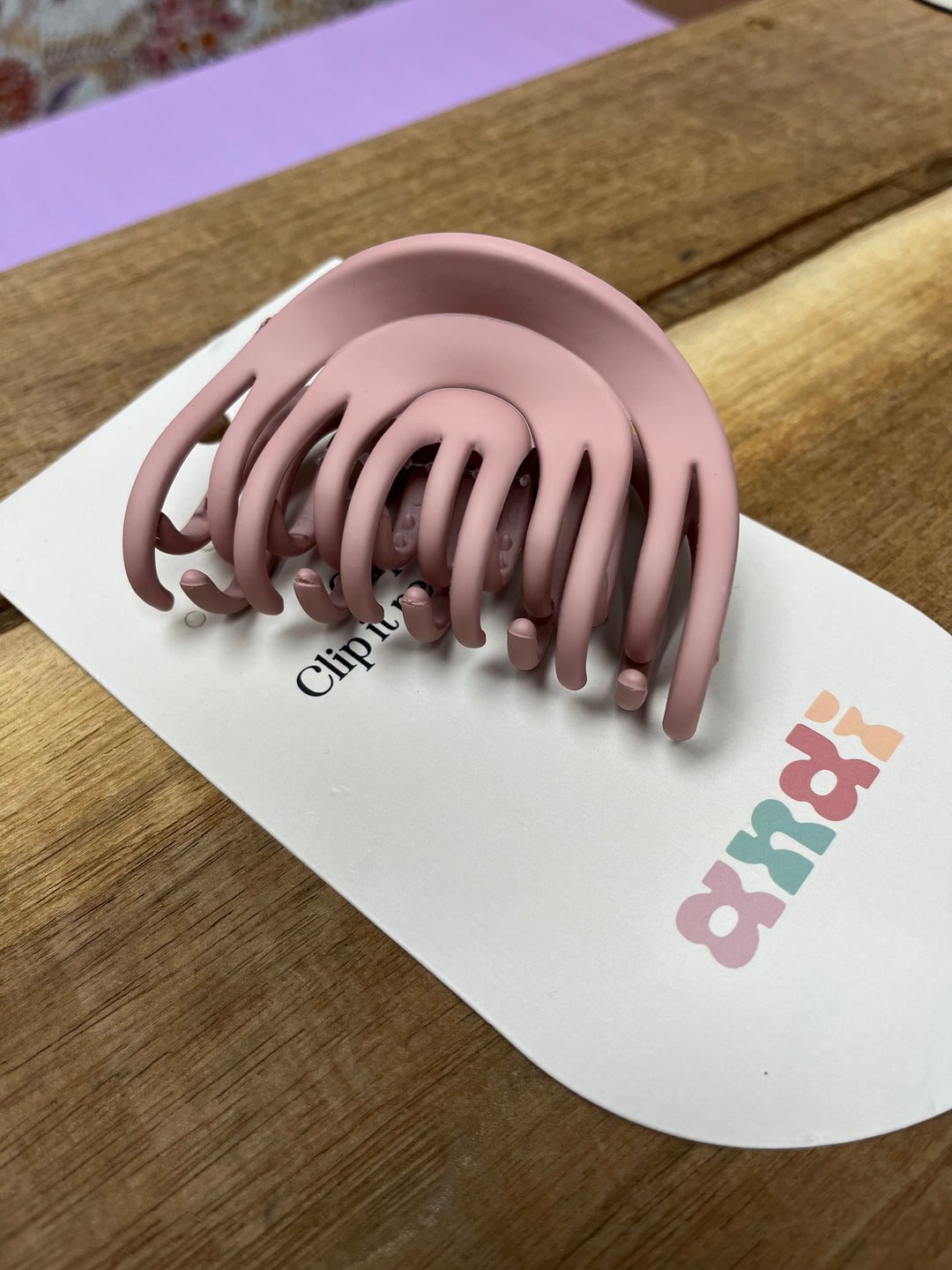 Rainbow Claw Clip