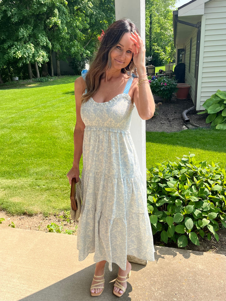 Golden Hour Floral Maxi Dress