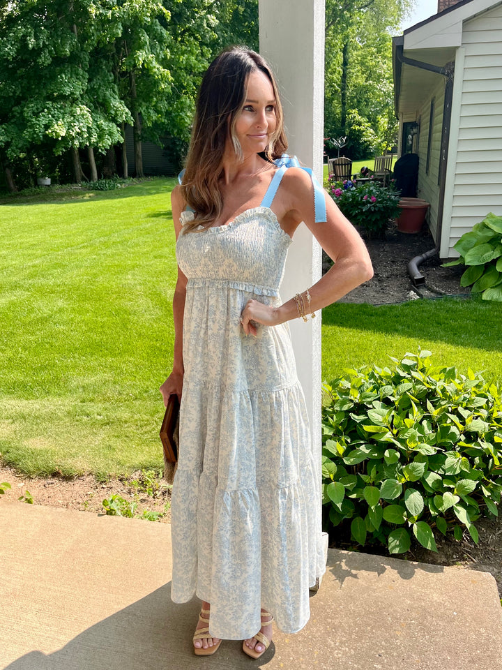 Golden Hour Floral Maxi Dress