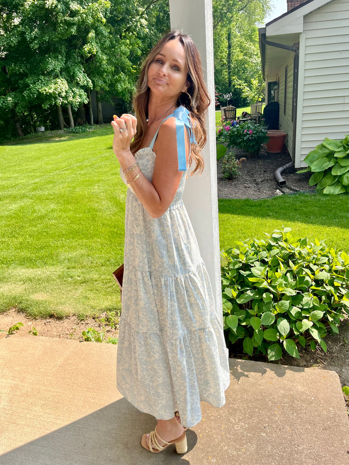 Golden Hour Floral Maxi Dress