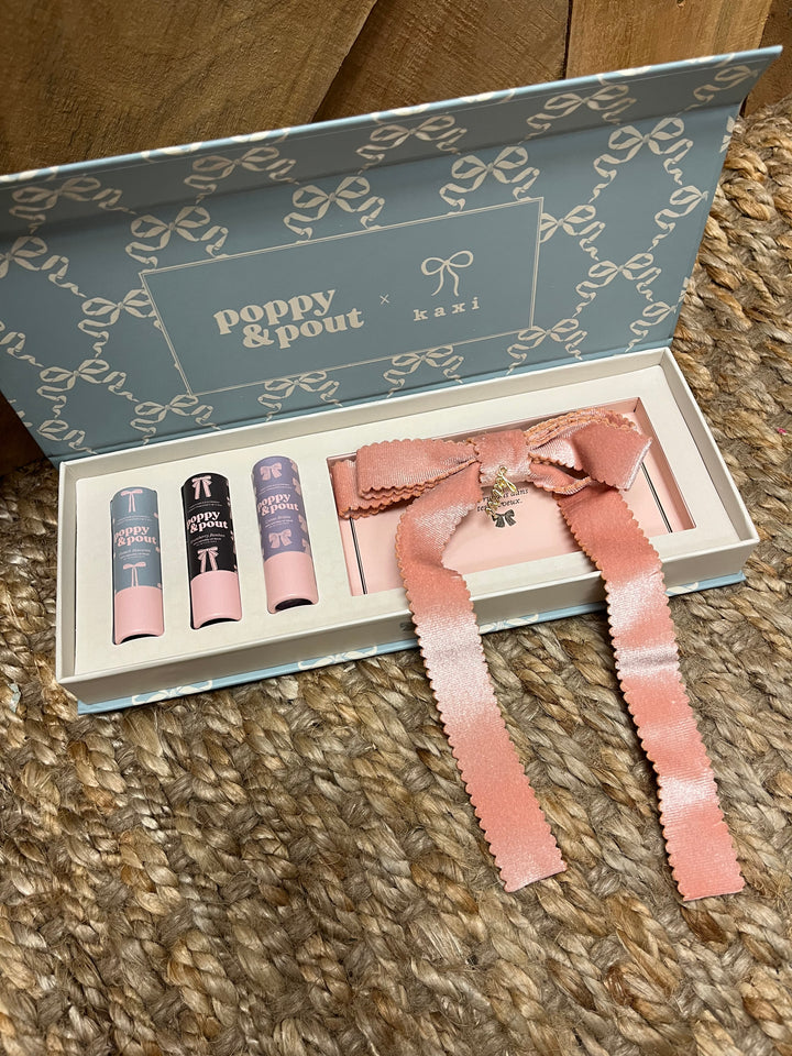 Poppy & Pout Lip Balm x Kaxi Coquette Gift Set