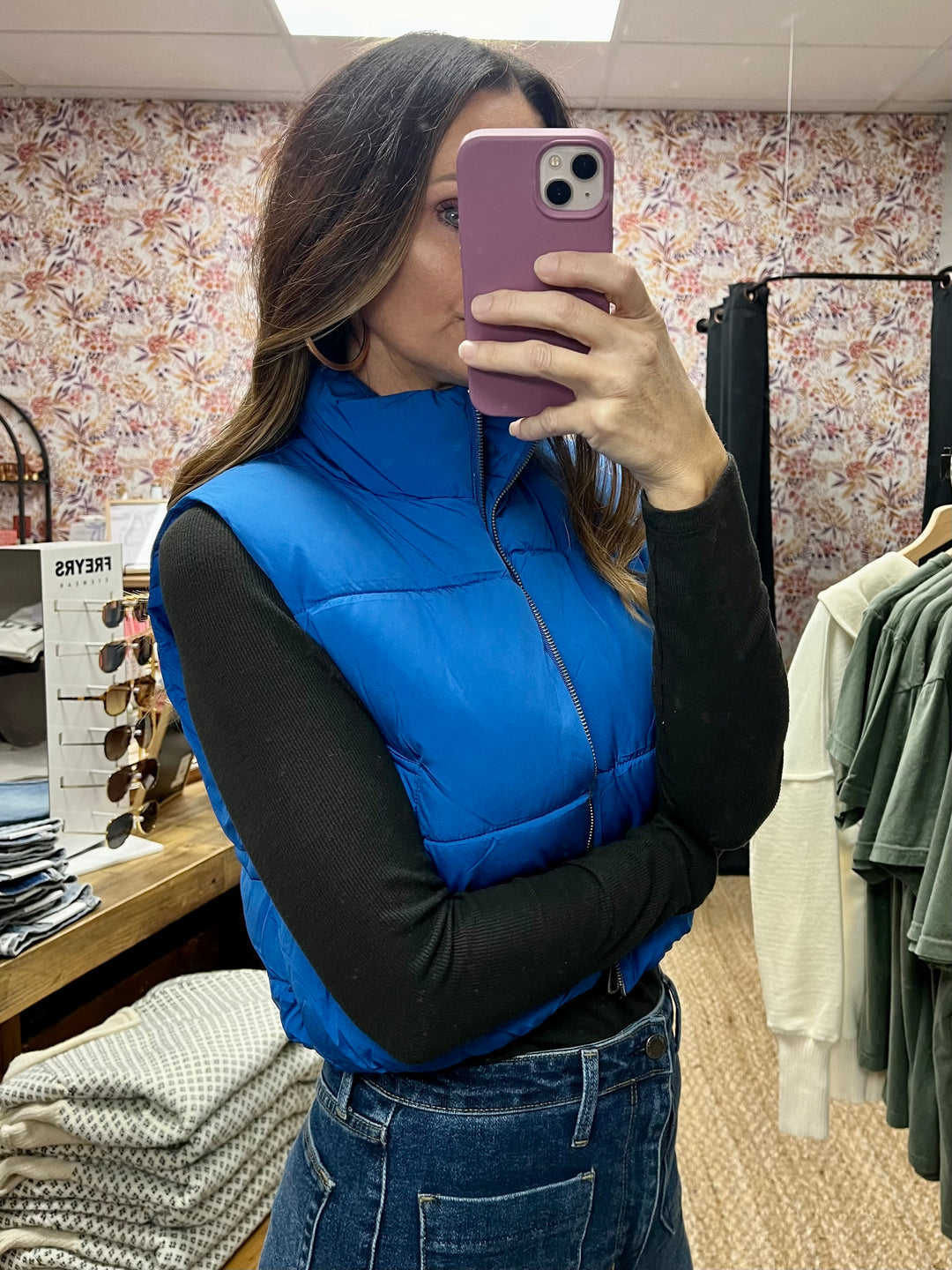 The Urban Crop Puffer Vest