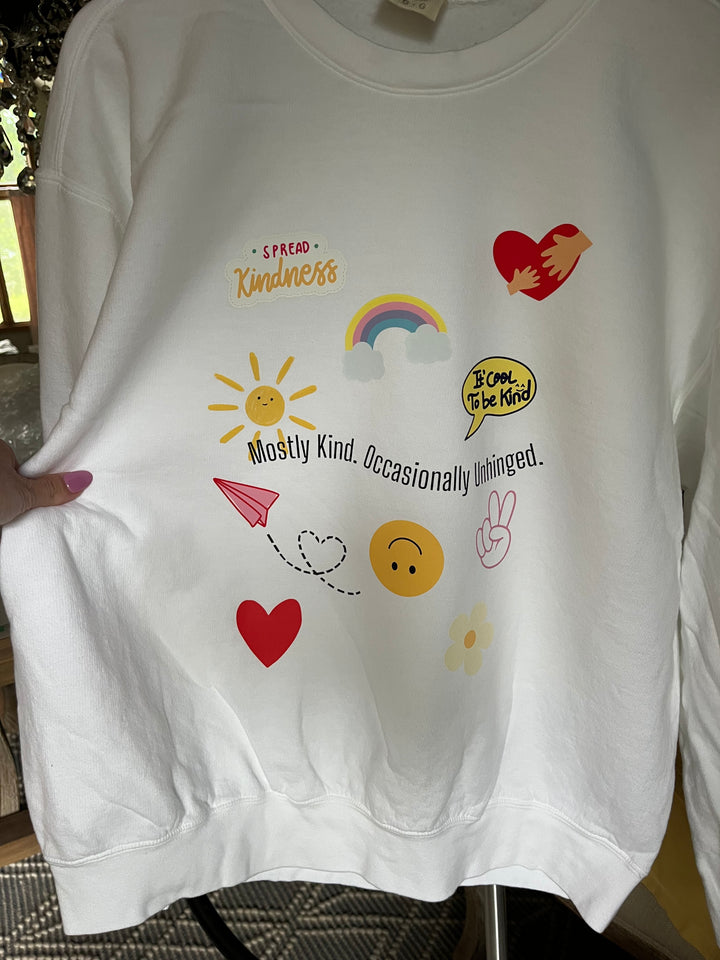 Mostly Kind Graphic Pullover