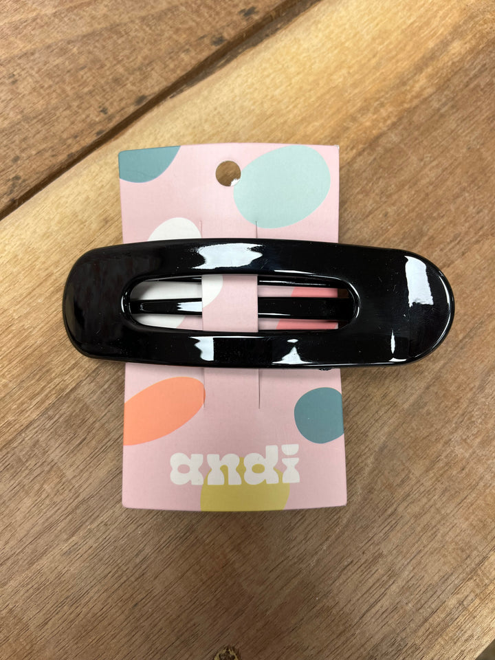 Glossy Flat Claw Clip