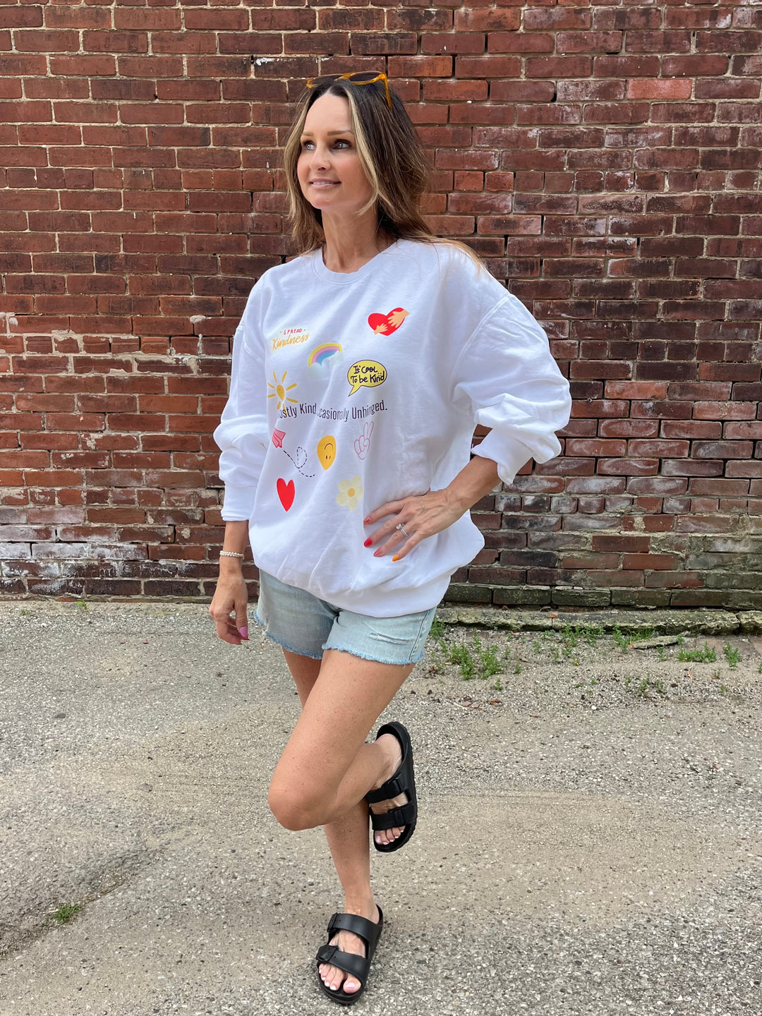 Mostly Kind Graphic Pullover