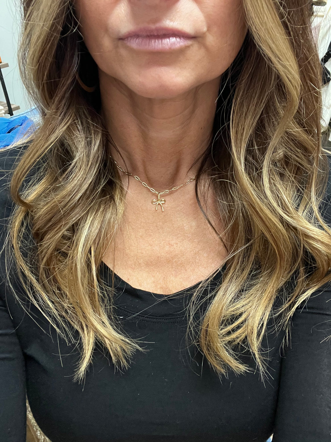 Mini Paperclip Chain Necklace
