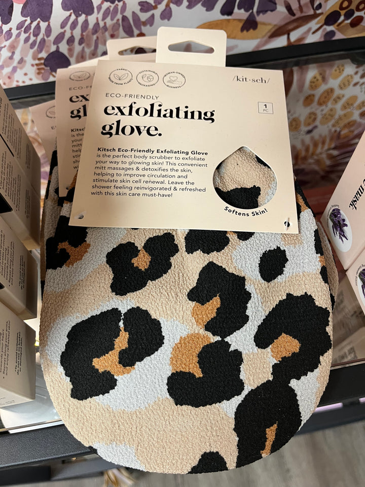Exfoliating Glove - Leopard