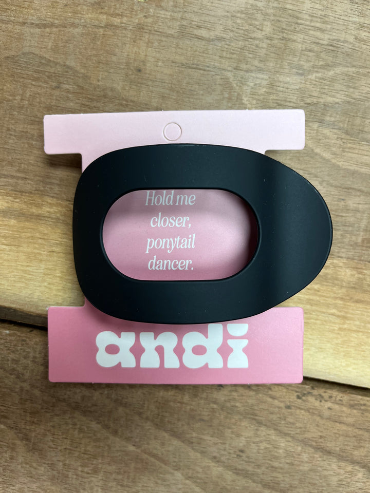 Circle Flat Claw Clip