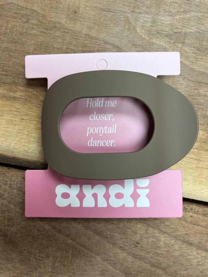 Circle Flat Claw Clip