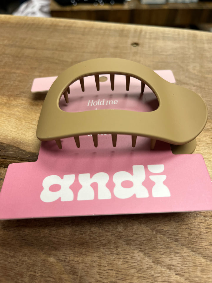 Circle Flat Claw Clip