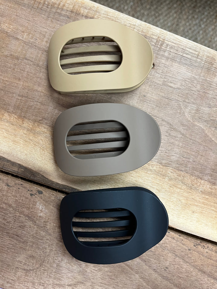 Circle Flat Claw Clip