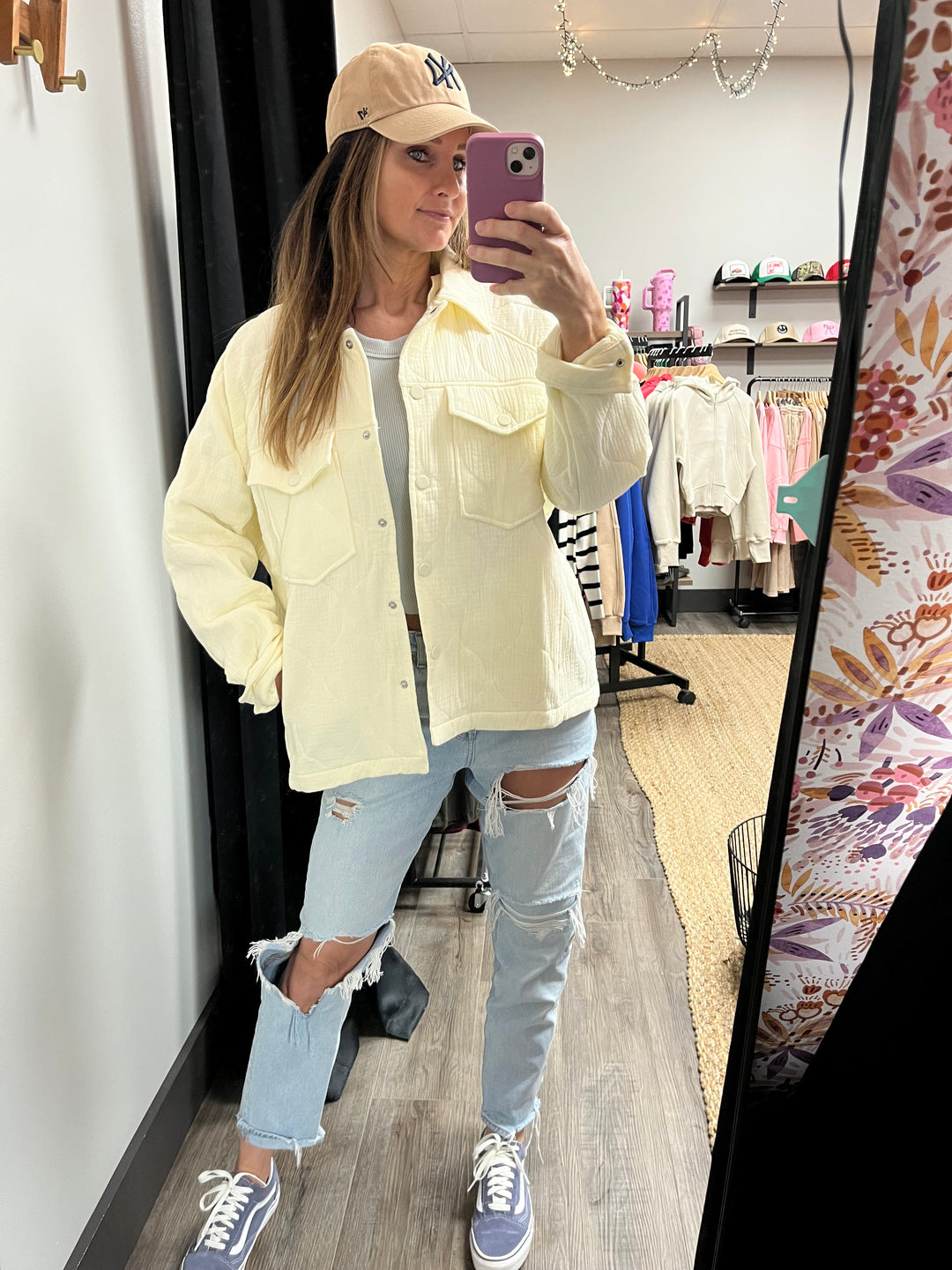 Medium - Raglan Quilted Jacket