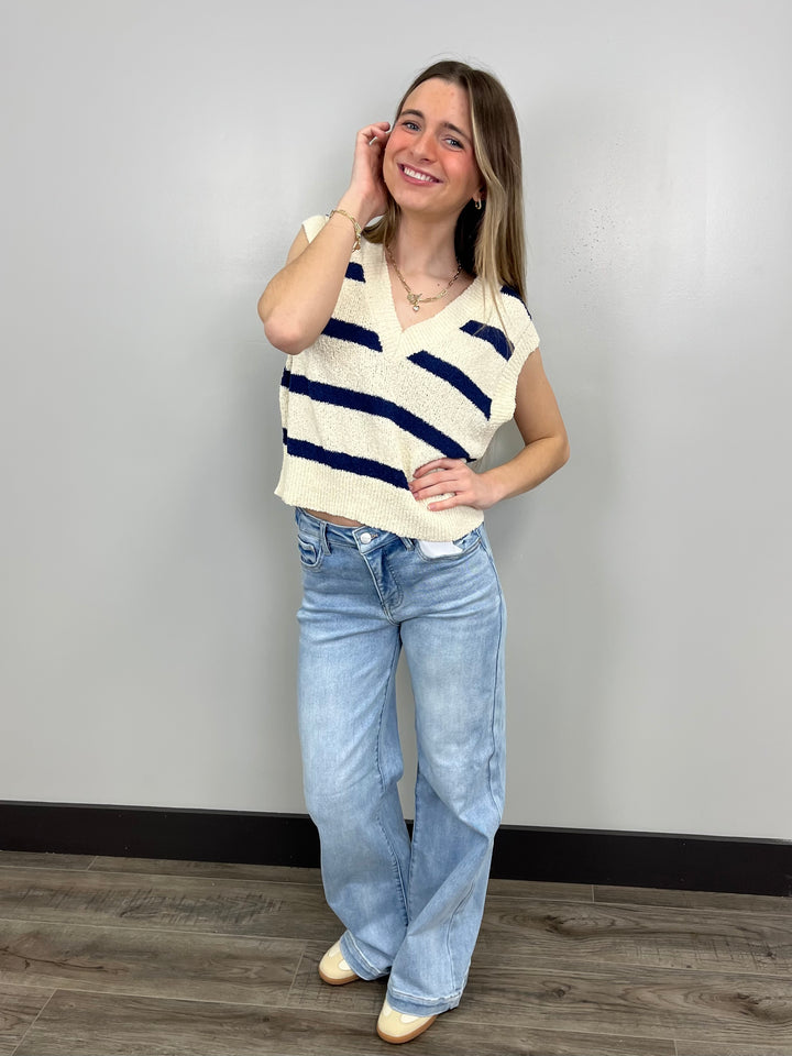 Medium - Nautical Vibes Sweater Vest