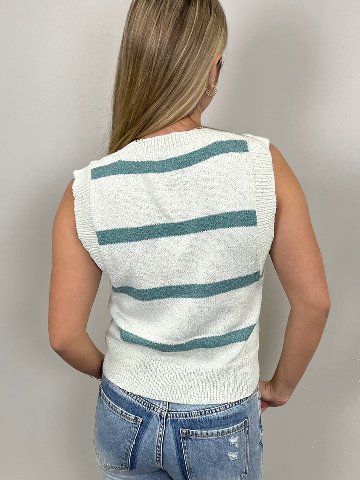 Small - Pistachio Dreams Sweater Vest