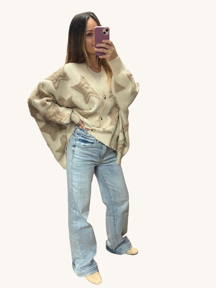 Light wash high rise straight leg stretchy denim jeans Risen