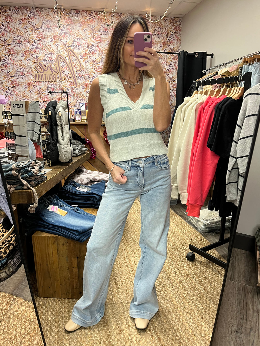 Small - Pistachio Dreams Sweater Vest