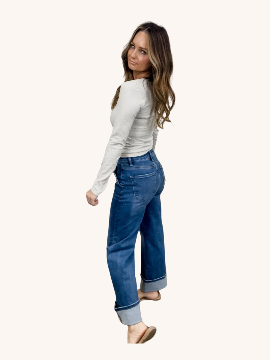 The Hamptons Cuffed Risen Jeans