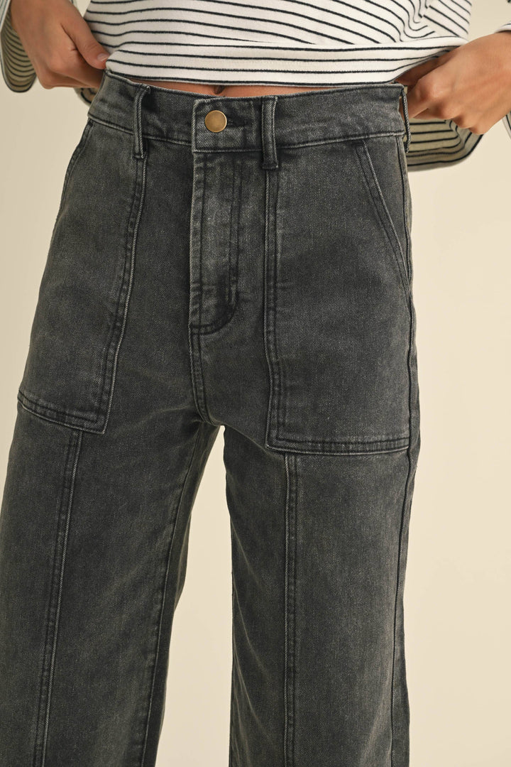 Small - Straight Leg Ankle Denim