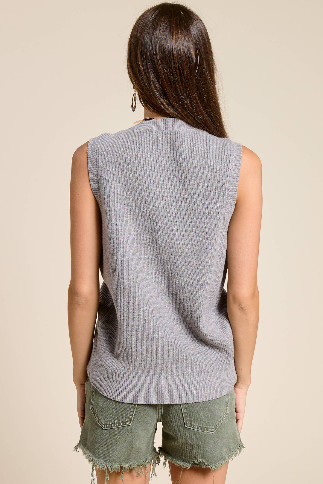 Easy Gray Sweater Vest