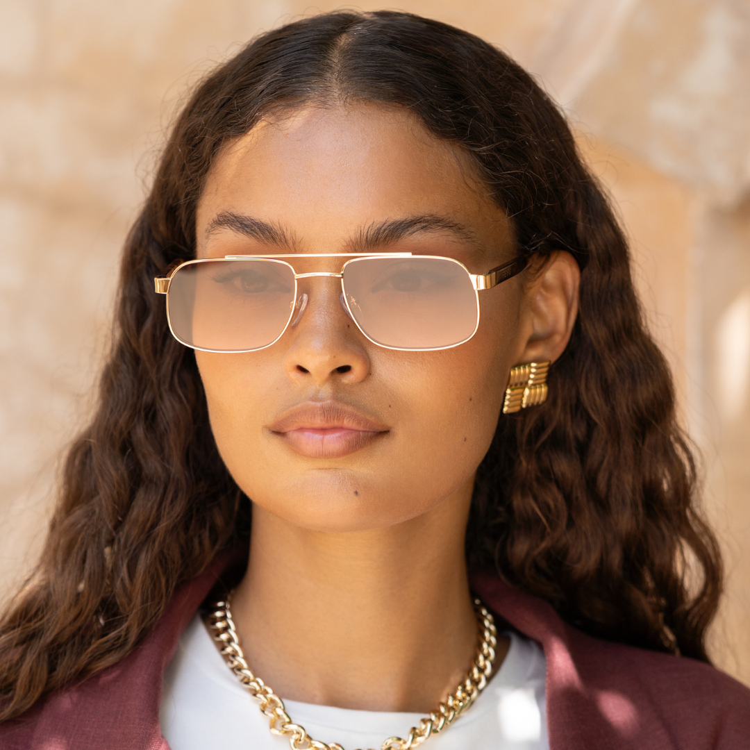 Vesper Unisex Aviator Sunglasses