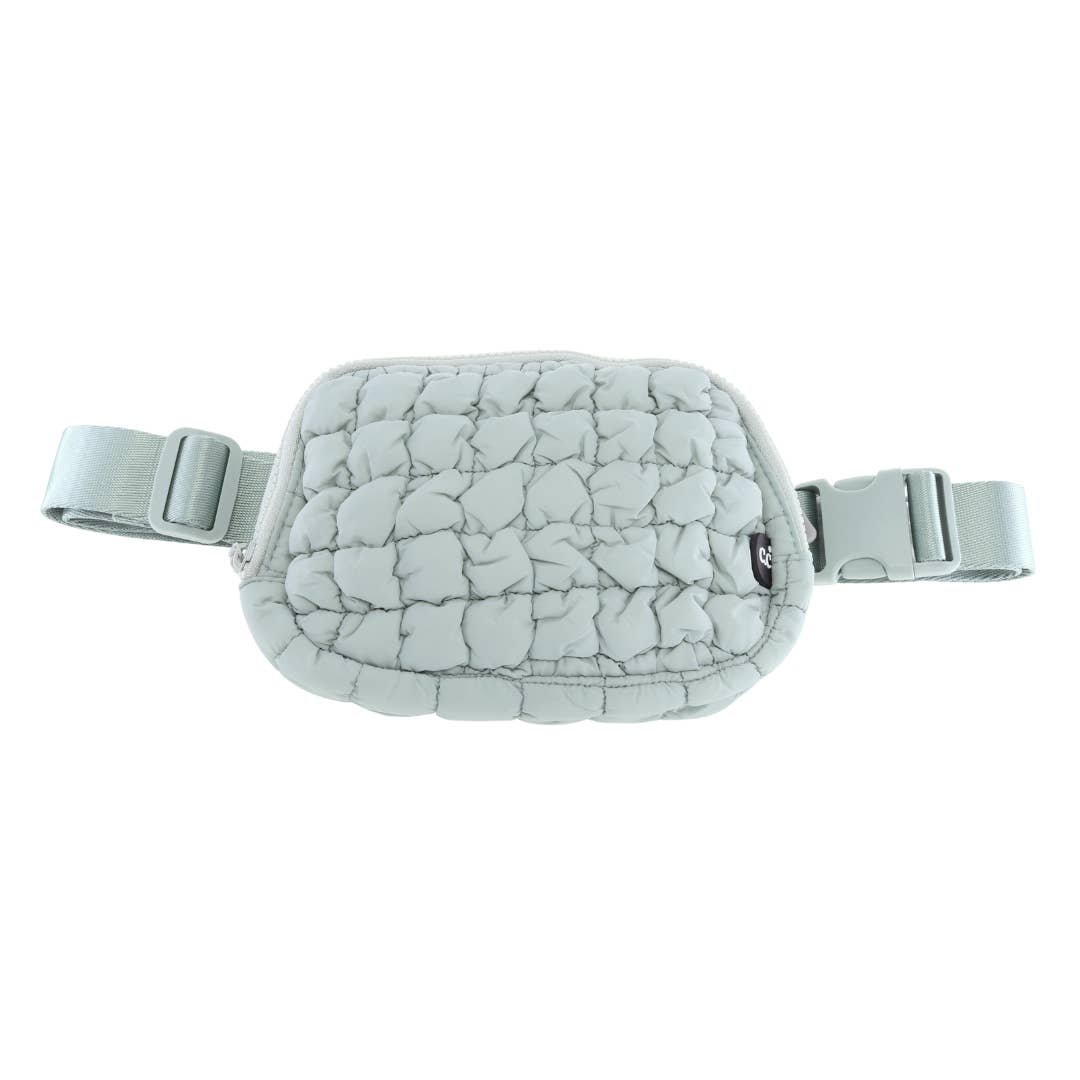 Quilted Puffer C.C Belt Bag