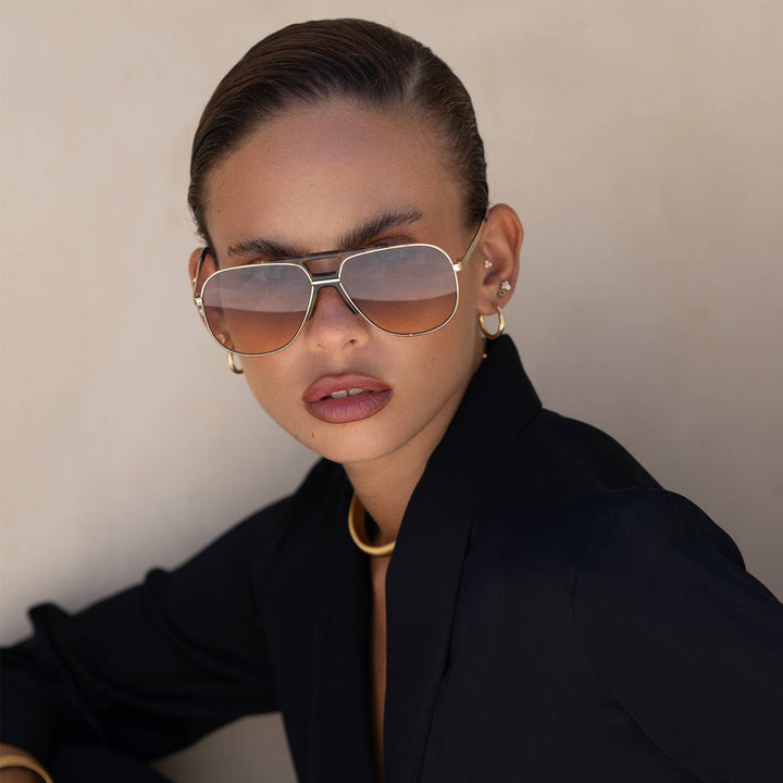 Logan Unisex Aviator Sunglasses