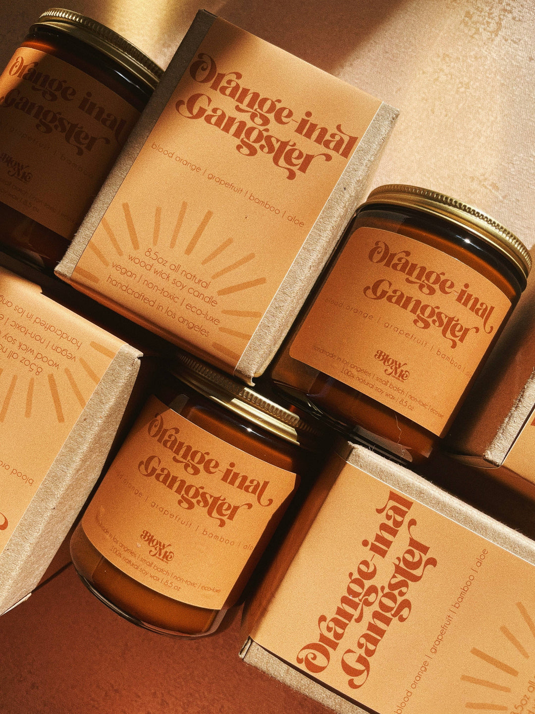 Candle - Orange-inal Gangster