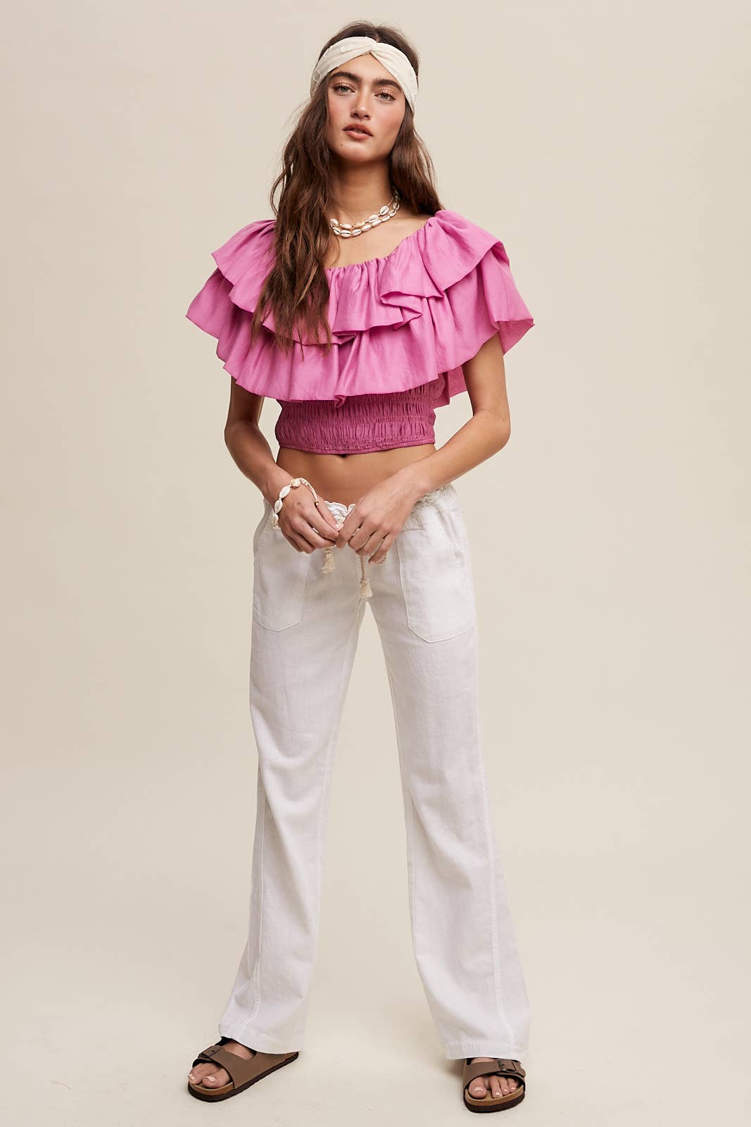 After Hours Ruffle Top