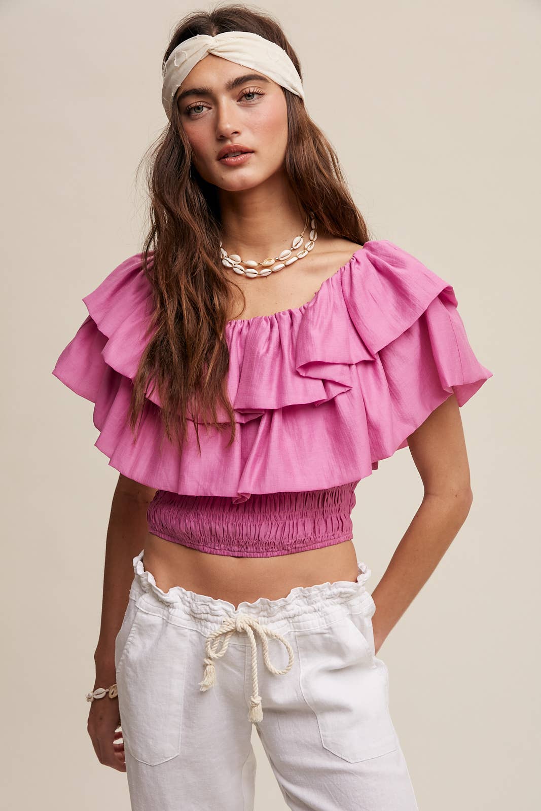 After Hours Ruffle Top