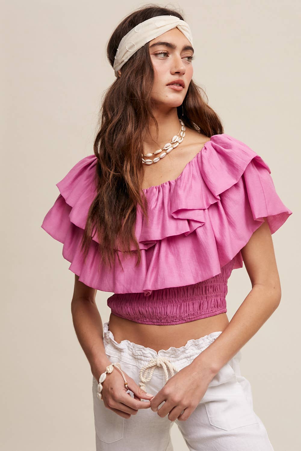 After Hours Ruffle Top
