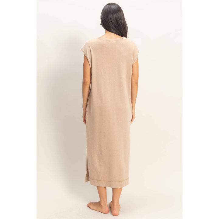 Cap Sleeve Midi Dress