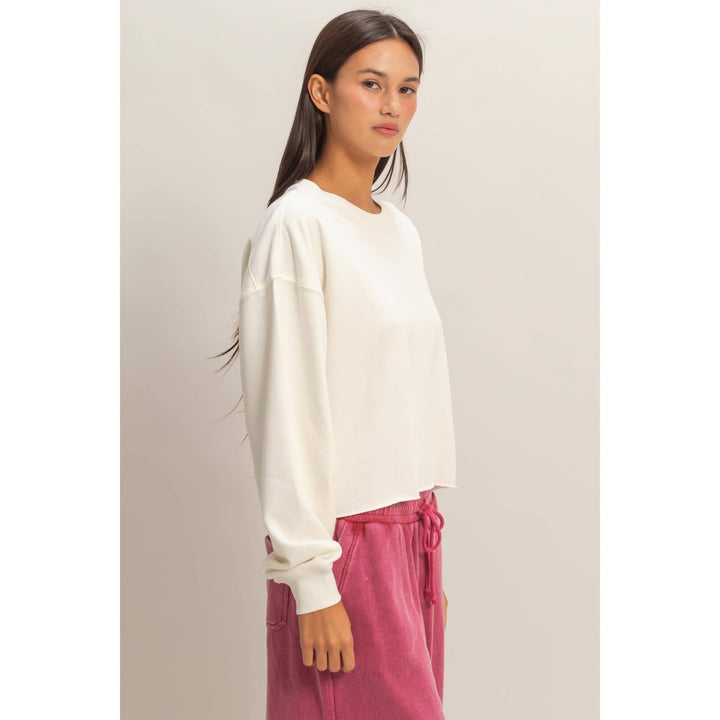 Mineral Wash Boxy Pullover