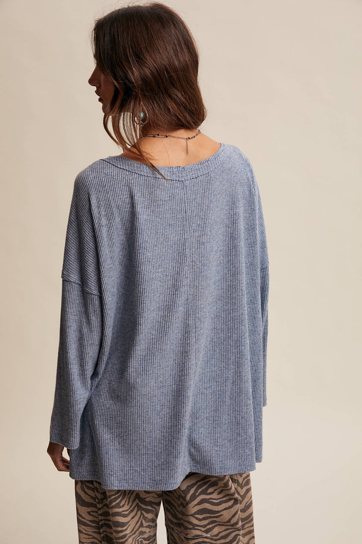 Effortless Ribbed Knit Tunic