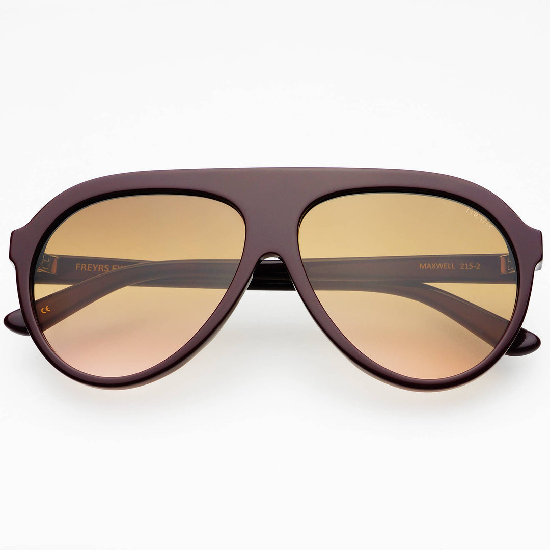 Maxwell Unisex Aviator Sunglasses