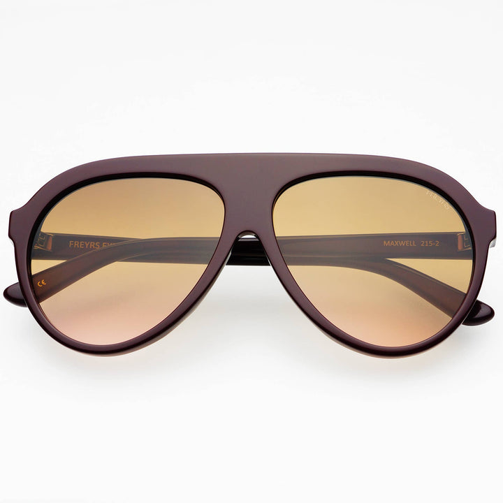 Maxwell Unisex Aviator Sunglasses